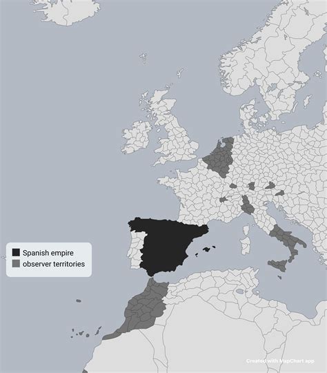 Map of the Spanish empire : r/MapChart