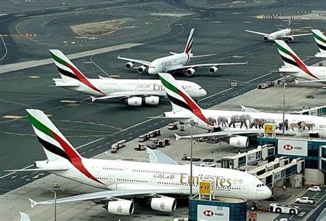 Several Airplanes Are Parked On The Tarmac At An Airport