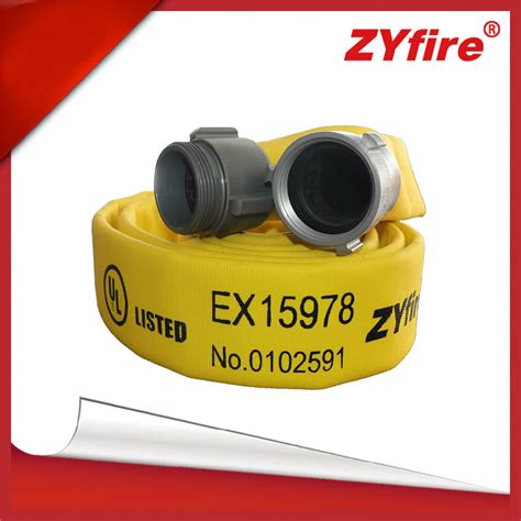 Zyfire Single EPDM Jacket Fire Hose With BS Instantaneous Coupling