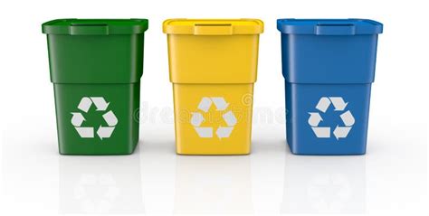 Recycling Bins Stock Image Image 27573111