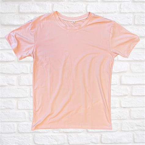 Light Pink Sublimation T Shirt Blank Products Kingdom Designs