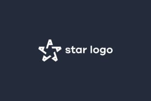 Star Logo Design Vector Geometry Round Graphic By Bayu PJ Creative