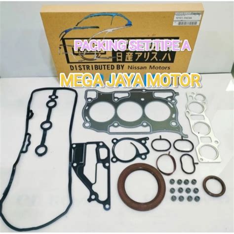 Jual PACKING FULL SET GASKET SET NISSAN MARCH DATSUN GO DATSUNGO 1 2