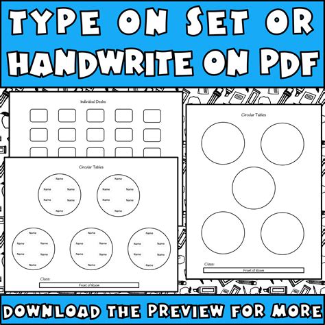 Seating Diagram Template