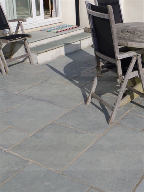 Kota Blue Limestone Patio Slabs Garden Paving Slabs