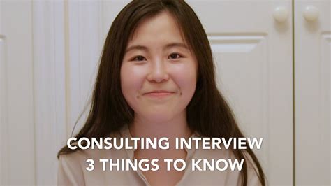 【consulting Interview】3 Things I Wish I Knew Before My Interviews Youtube