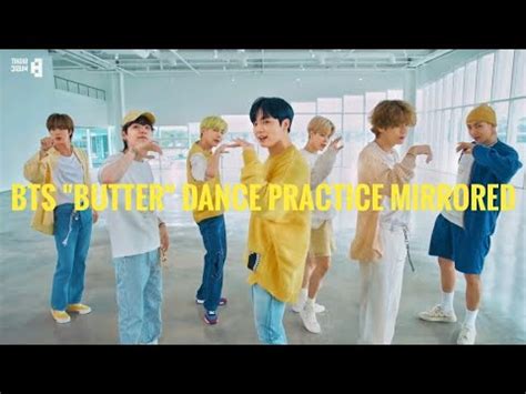 Bts Butter Dance Practice Mirrored K Youtube