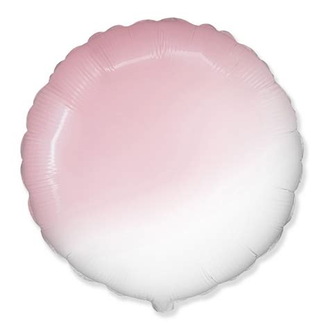 Palloncino Mylar Cm Tondo Rosa Sfumato