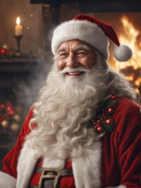 Premium Ai Image Fantasy Photography Of An Ultra Realistic Santa