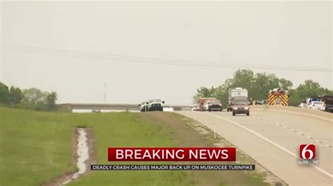 1 Dead After Head On Crash On Muskogee Turnpike