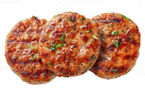 Three Cutlets Isolated On Transparent Background 53489635 Png