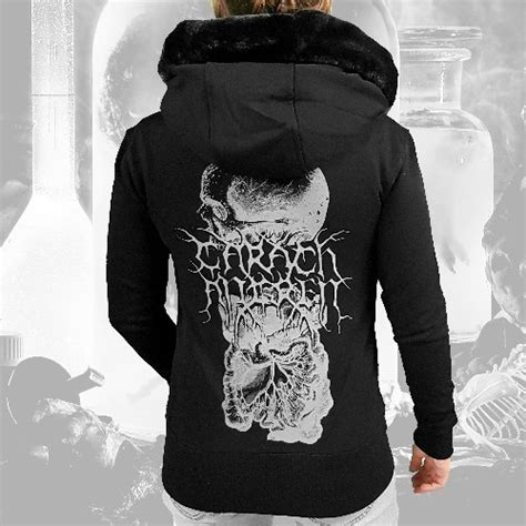 Carach Angren Anatomy Hooded Sweat Shirt Zip Black Metal Season