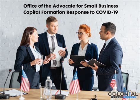 Advocate For Small Business Capital Formation Response To Covid 19