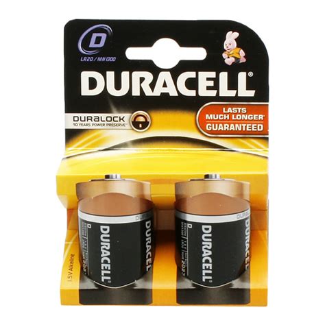 Alkaline Battery D Mn1300 Lr20 2pcsblister Duracell ⋆ Masterhaus