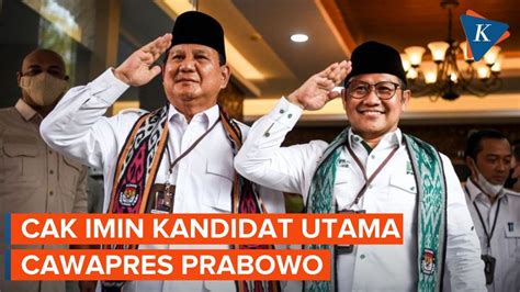 Prabowo Dekat Dengan Erick Thohir Gerindra Cak Imin Tetap Kandidat