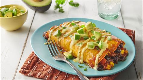 Veggie And Black Bean Enchiladas Recipe Old El Paso Recipes Youtube