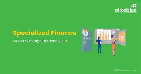 specialized finance stocks  high dividend yield