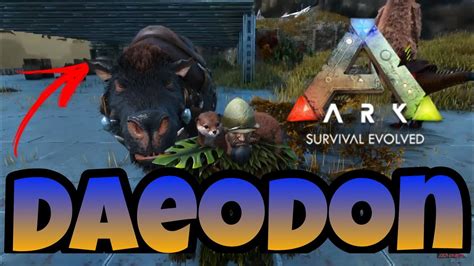 Ark Survival Evolved Como Domar Daeodon Fácil Ps4 Pró Youtube