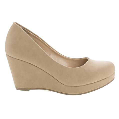 Thomas By Classified Extra Comfort Classic Round Toe Platform Wedge