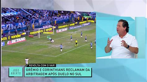 Debate Jogo Aberto Polêmicas no confronto Grêmio X Corinthians Vídeo