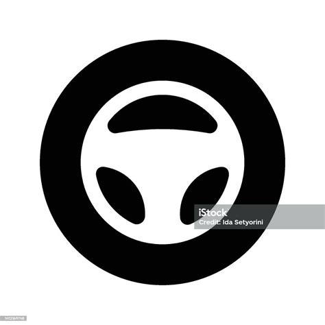 Steering Wheel Logo Stock Illustration Download Image Now Art