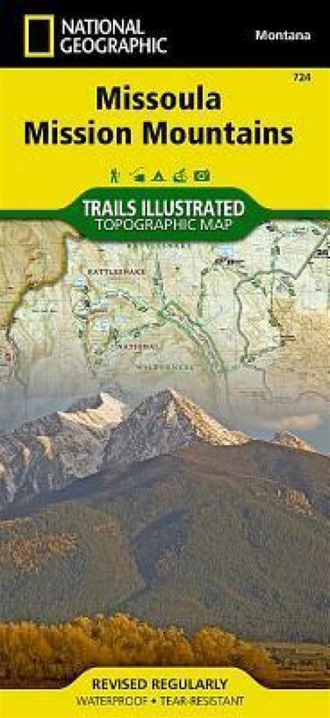 Missoula & Mission Mountains Topographic Map by National Geographic ...