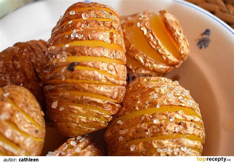 Pe En Brambory Hasselback Recept Toprecepty Cz