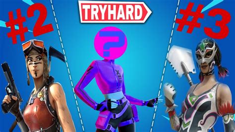 Les Skins Les Plus Tryard V Bucks Youtube