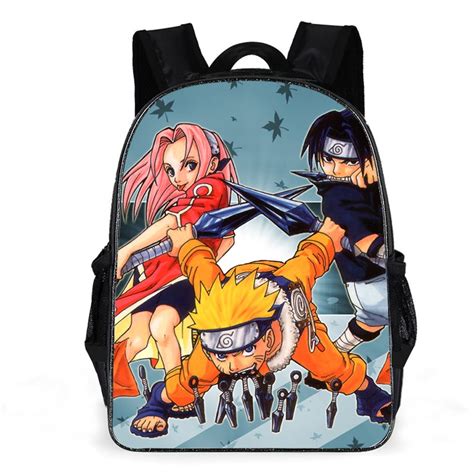 Yt Naruto Anime Mochila Unisex Ni Os Kakashi Itachi Estudiantes Bolsa