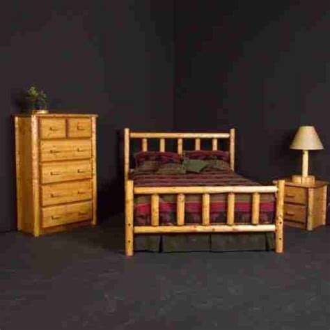 Viking Northwoods Alpine Log Bedroom Set