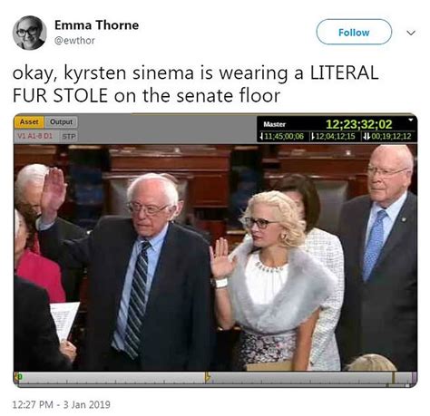 Does She Think This Is A Rodeo Kyrsten Sinema Is Mocked Online For