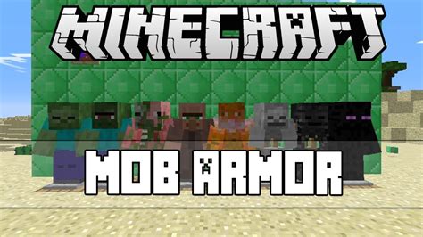 Minecraft Mob Armor Enderman Blaze Skeleton Villager Wither