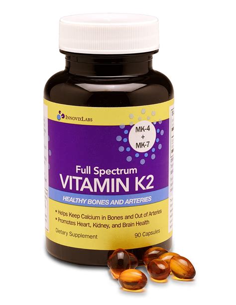 Innovixlabs Full Spectrum Vitamin K2 Capsules 90 Ct