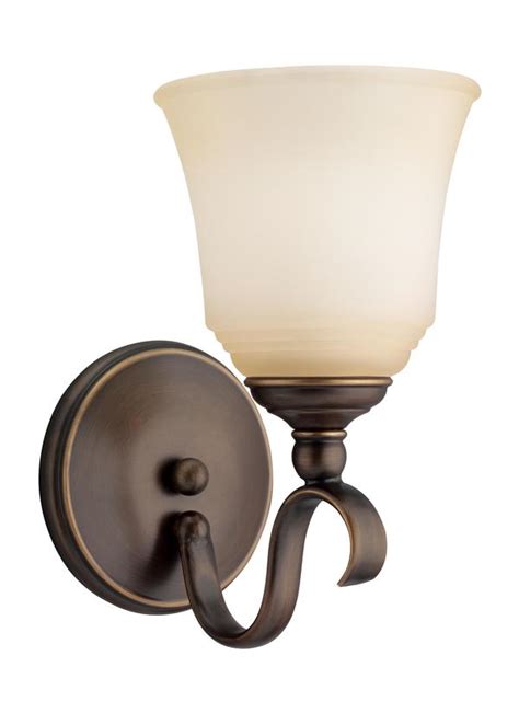 Ble One Light Wall Bath Russet Bronze