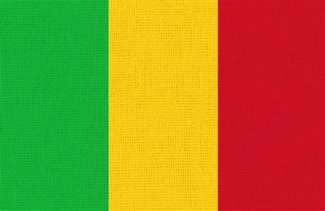 Premium Photo | Flag of mali mali flag on fabric surface malian flag ...