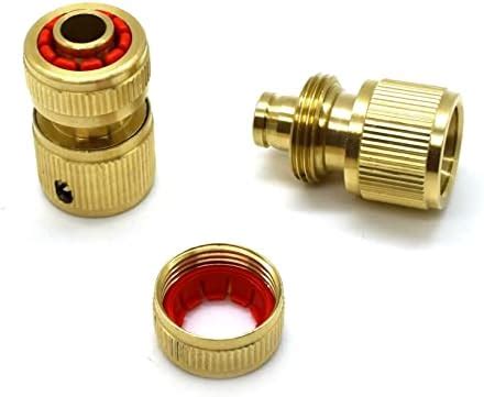 Hydrogarden Pc Brass Hose Connector Hose End Quick Connect Fitting