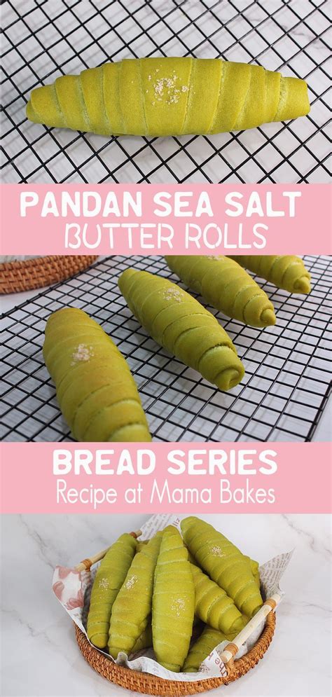 Pandan Sea Salt Butter Rolls