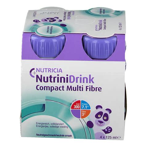 Nutrini Drink Compact Multi Fibre Neutral Ab Dem 12 Monat 4x125 Ml