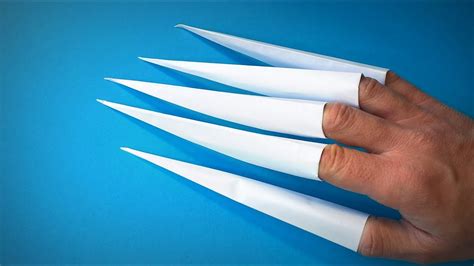 Origami Griffes Comment Faire Des Griffes En Papier Artisanat En