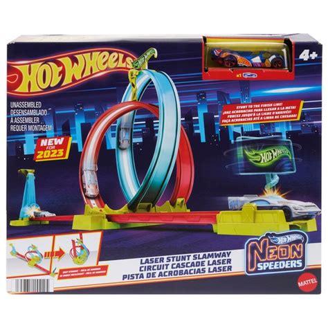 Hot Wheels Neon Speeders Laser Stunt Slamway Trackset Smyths Toys Ireland