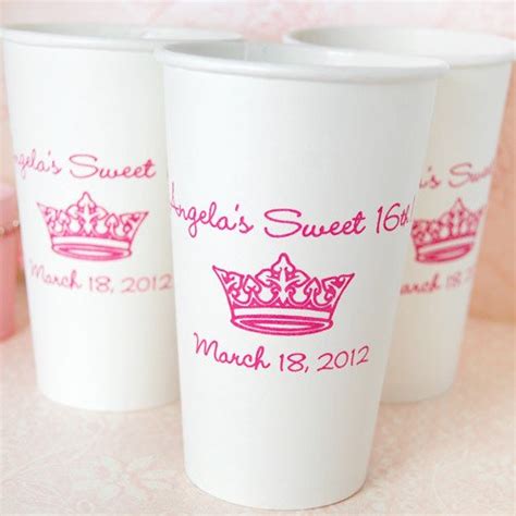 Personalized Birthday Paper Cups