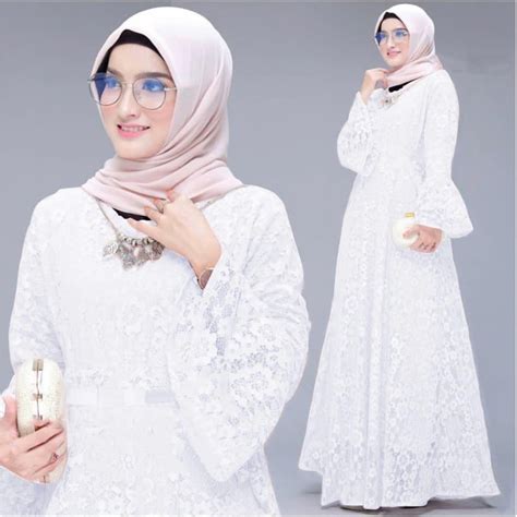 Jual Mx Yunita Busui Gamis Brukat M L Xl Xxl Xxxl Seragam Acara