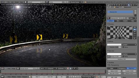 Introduction To Dynamic Paint In Blender Rain Blender Tutorial