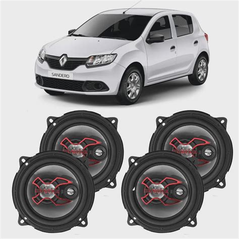 Alto Falante Renault Sandero 2015 A 2021 Bravox X 5 Polegadas 200W Rms