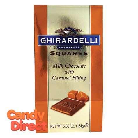 Ghirardelli Caramel Squares Milk Chocolate 5 32oz Bag 6ct