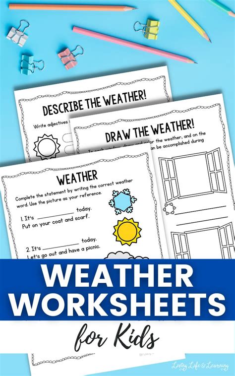 Weather Worksheets for Kids