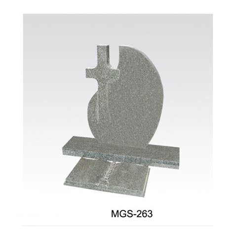 Gray Granite Memorial Monument Tombstone Headstone With Cross China