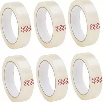 Single Sided Transparent Cello Tape 1 Inches Set Of 6