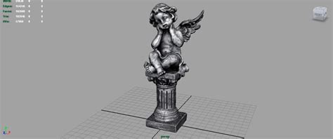 Angel 7 3d Model 15 Unknown Fbx Max Ma Obj Stl Free3d