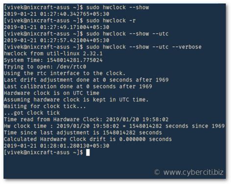 Linux Set Date And Time From A Command Prompt Nixcraft